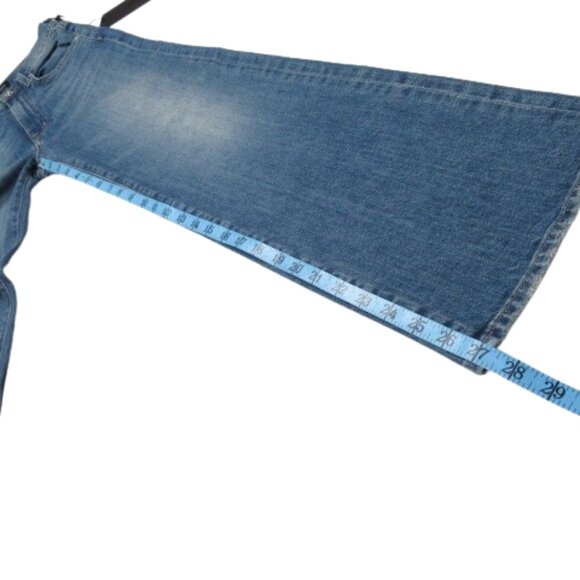 Edwin Marli High-Rise Crop Jeans Paloma Denim Medium Blue 24 - Picture 10 of 14